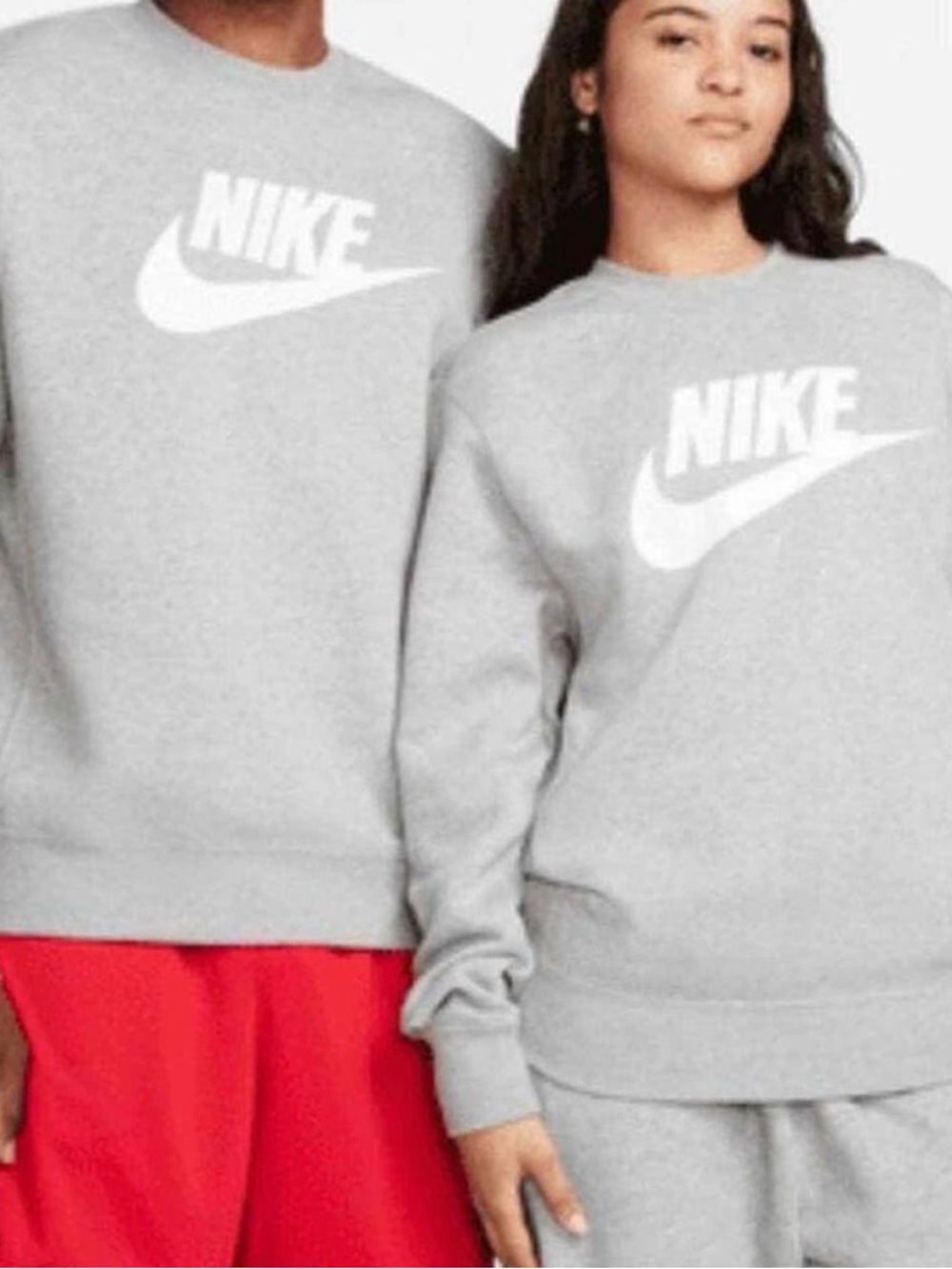 🆕 NWOT Nike Sportswear Club Fleece Graphic Crewneck - Unisex, Size Large